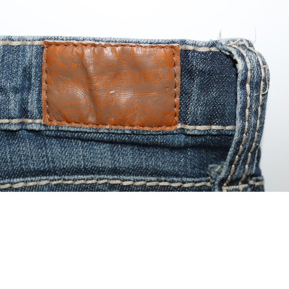 UNDERGROUND SOUL Skinny Ankle Blue Jeans - Waist 30x30 Inseam - Length 38 Rise7 - Picture 12 of 16